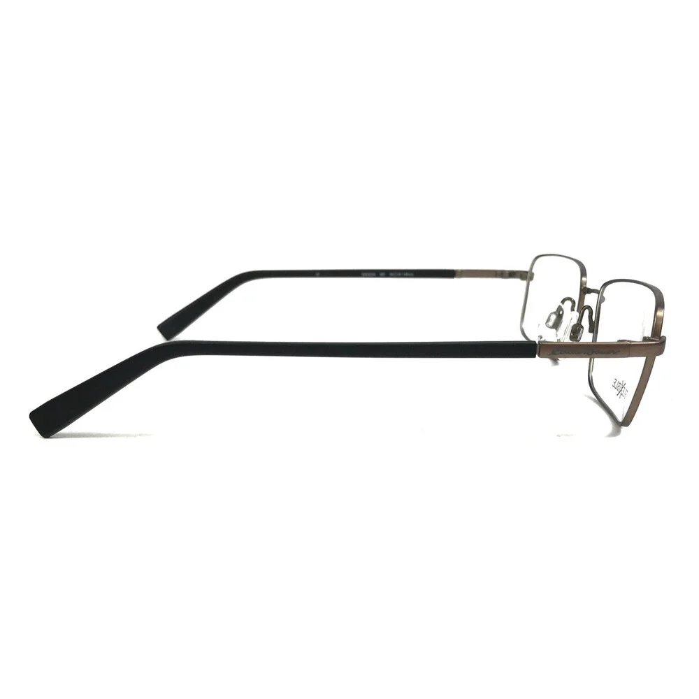 Eddie Bauer Eyeglasses Frames EB32034 BR Brown Rectangle Wire Rim 54-19-140